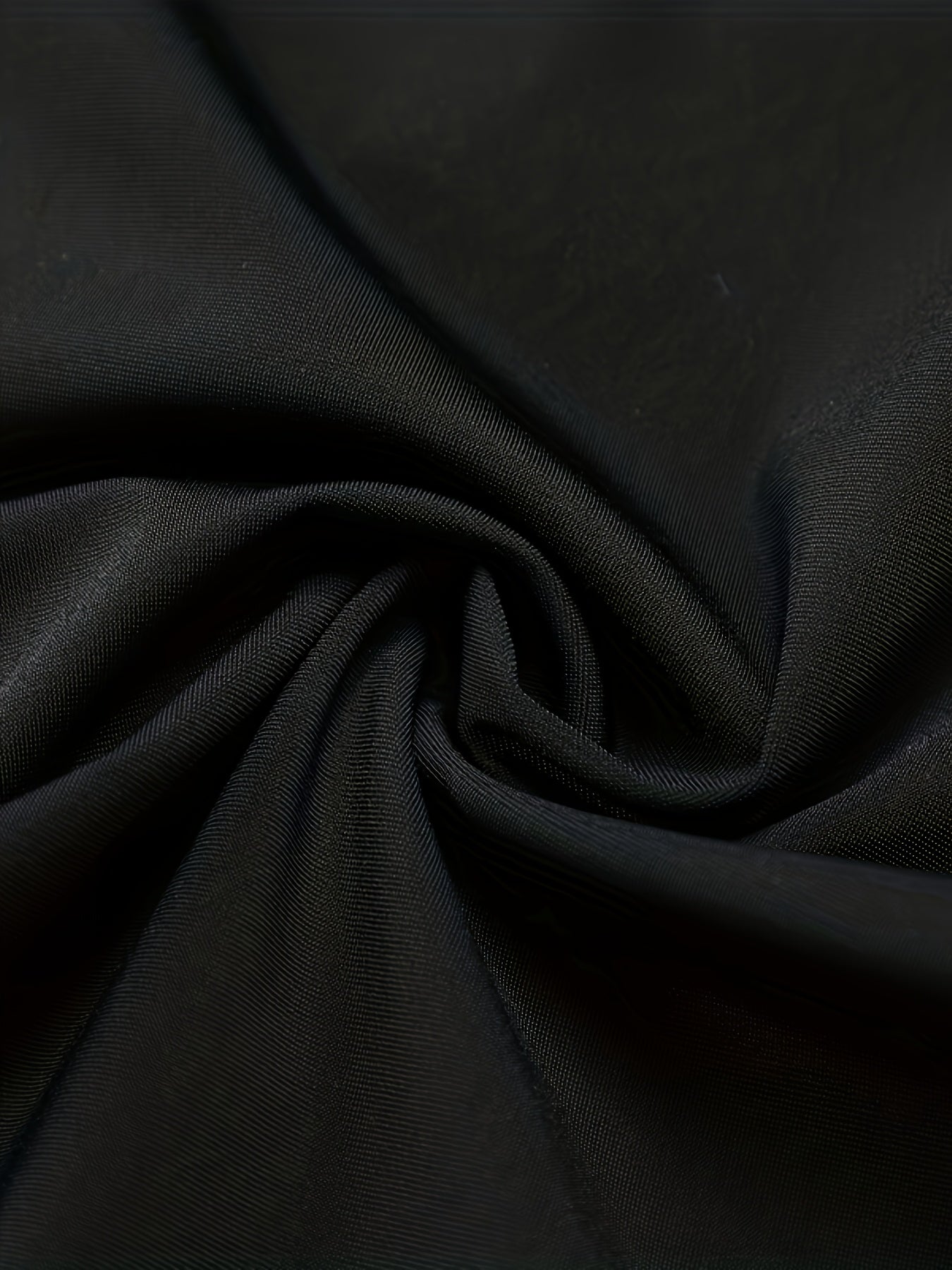 Men'S Classic Black Dress Pants - Nylon Blend, Straight Leg, Straight Leg Pants for Business Occasions