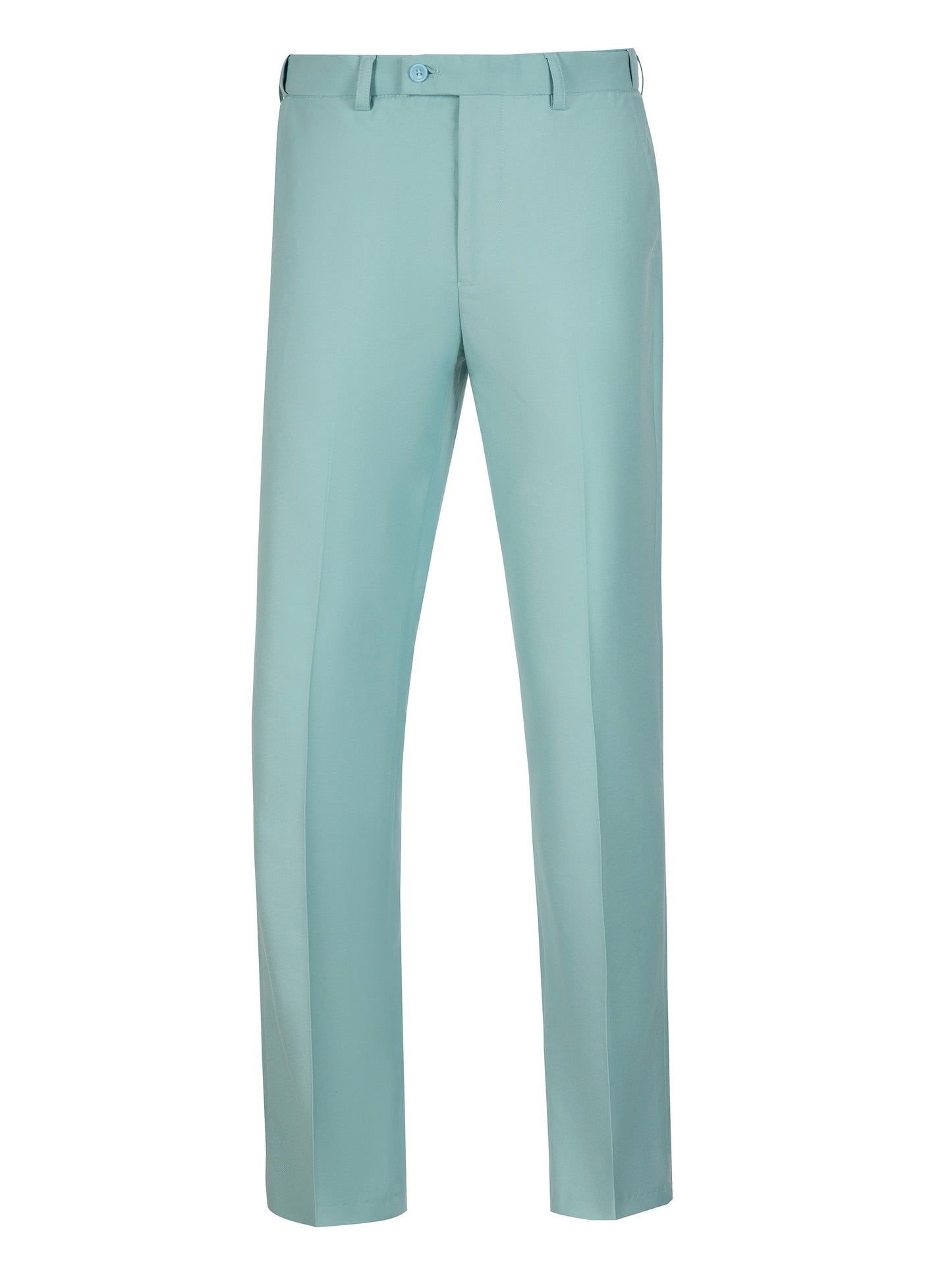 SAILIINY Men'S Solid Color Polyester Viscose Blend Dress Pants, Regular Fit All-Season Party Suit Trousers with Pockets, 80% Polyester 20% Viscose, 240g/m² Woven Fabric, 100% Polyester Lining, for Mature Occasions