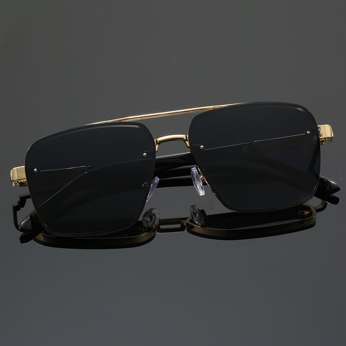 1pc Stylish Unisex Retro Square Fashion Glasses - Trendy Versatile Eyewear, Perfect for Fashion Accessory
