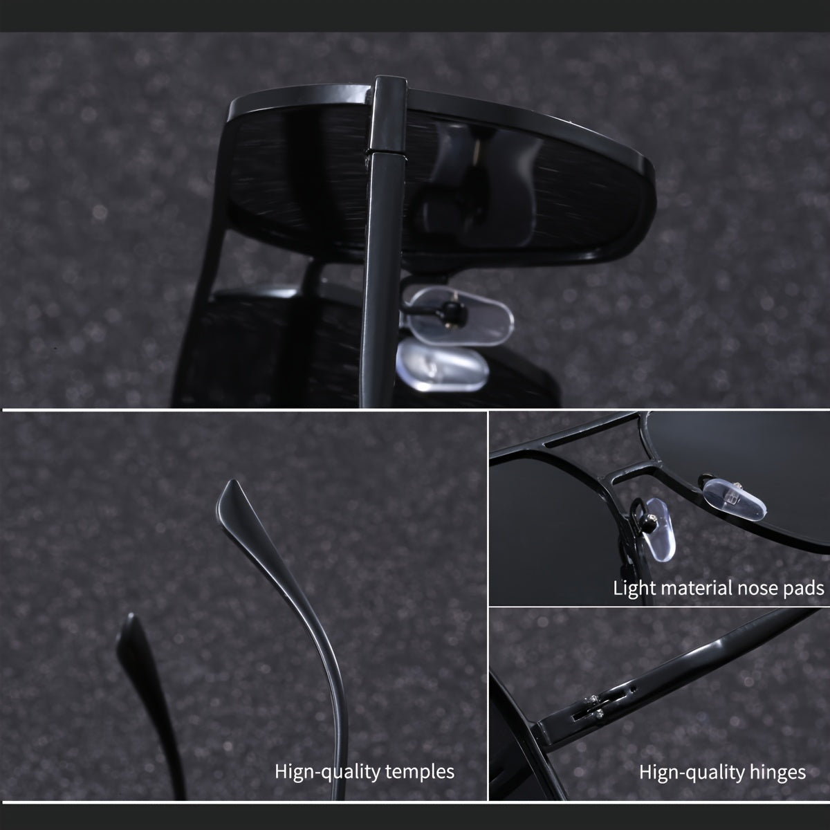 SIYANG Brand Men's Toad Classic Casual Glasses Color Changing Glasses - Day and Night Glasses - Suitable for Gift Giving with Exquisite Packaging, Eyeglass Case and Cloth