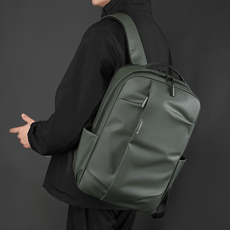 Tic-Tac-Toe Men'S Lightweight Large Capacity Backpack - Casual Minimalist Design with Multiple Compartments, Durable Fabric for Outdoor Travel, Commuting & Work, Travel Backpack, Commuting Bag, Modern Backpack, Sturdy Constru