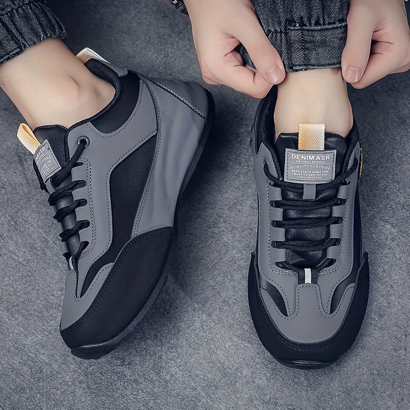 VanWeir Men's Casual Sneakers - Non-Slip, Comfortable Outdoor Footwear with Easy On-Off Design for Every Season