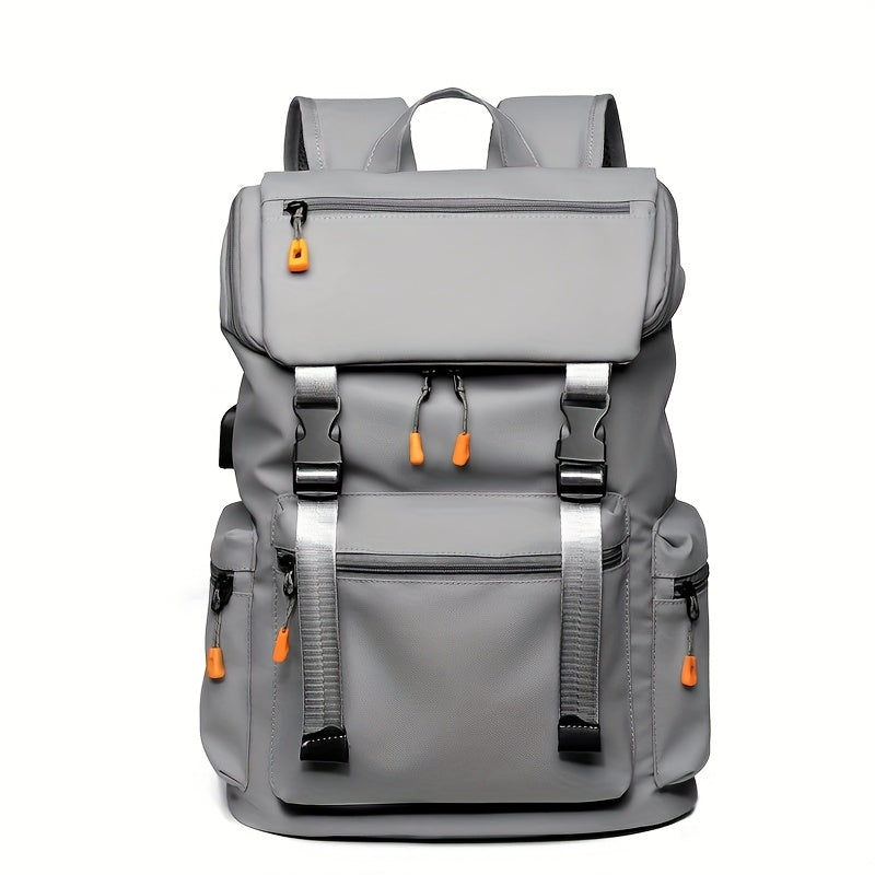 Men's Professional Backpack - Large Capacity Laptop Backpack with 39.62cm Sleeve, Business Computer Bag, Heavy-Duty Zipper Closure, Adjustable Padded Shoulder Straps - Lightweight Work Backpack for Office, College, Travel - E