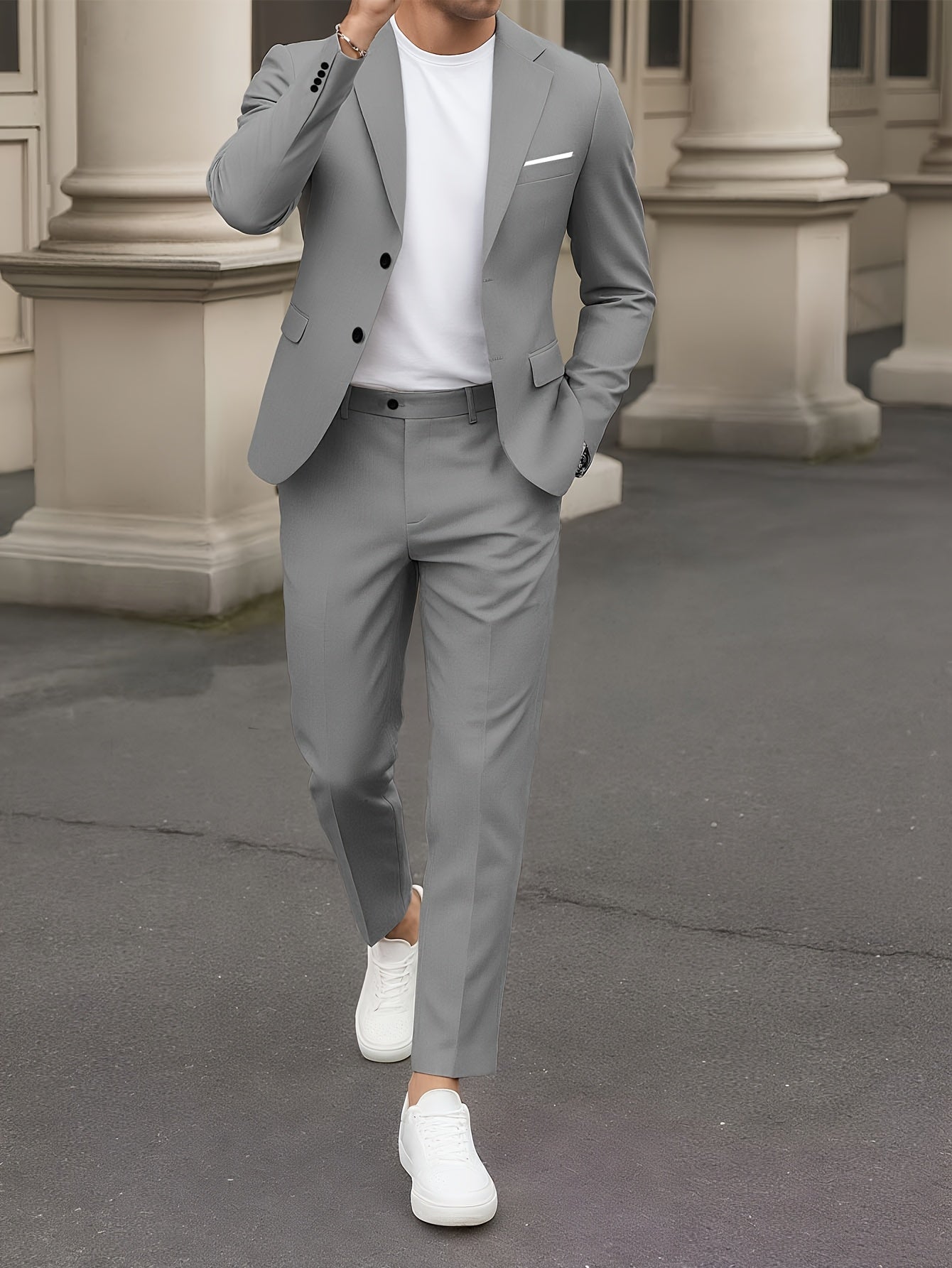 Men's Wedding Party Two-Piece Suit, Including Jacket and Pants