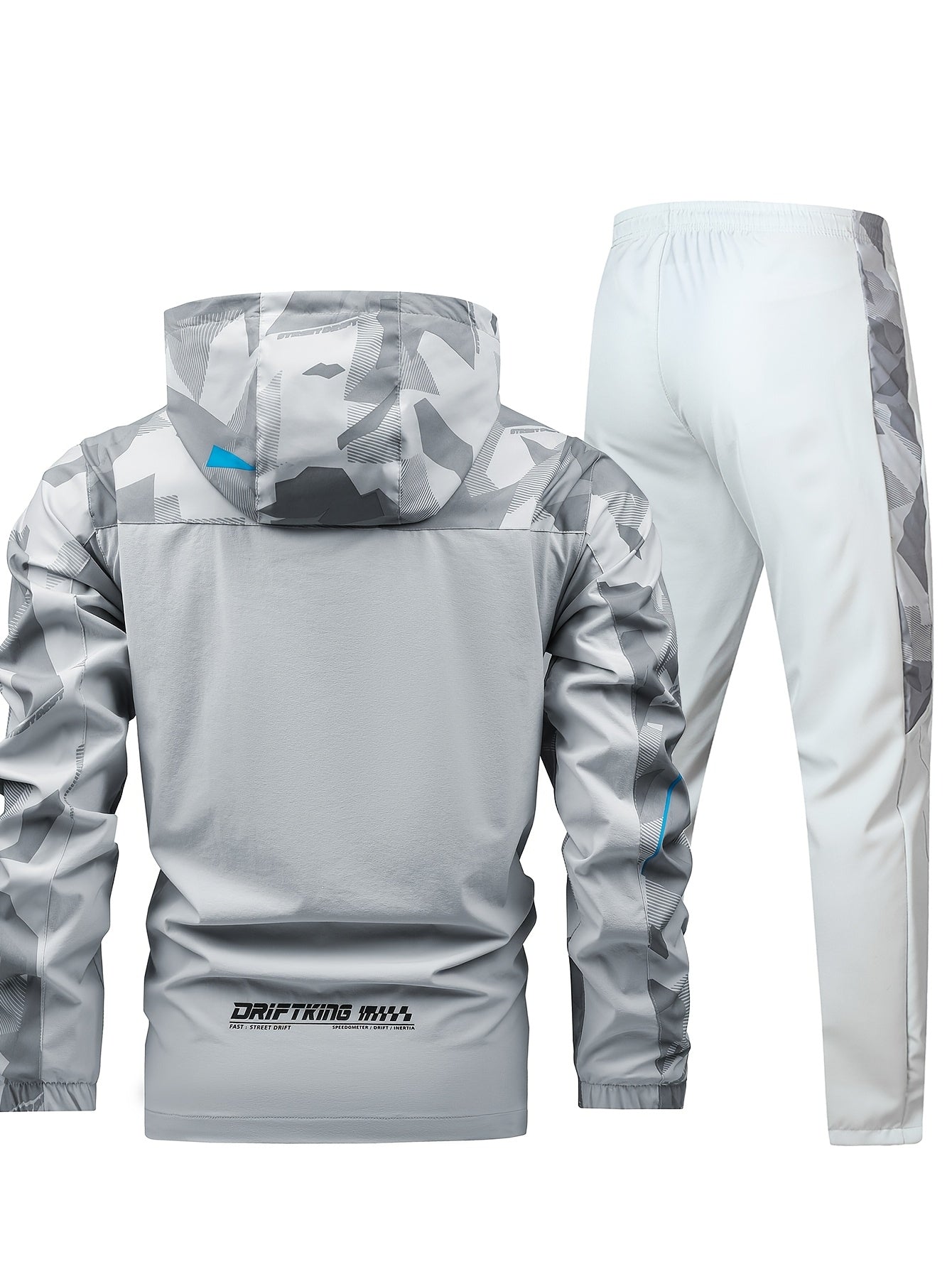 Men'S Long-Sleeve Sports Outfit with Casual Long Pants