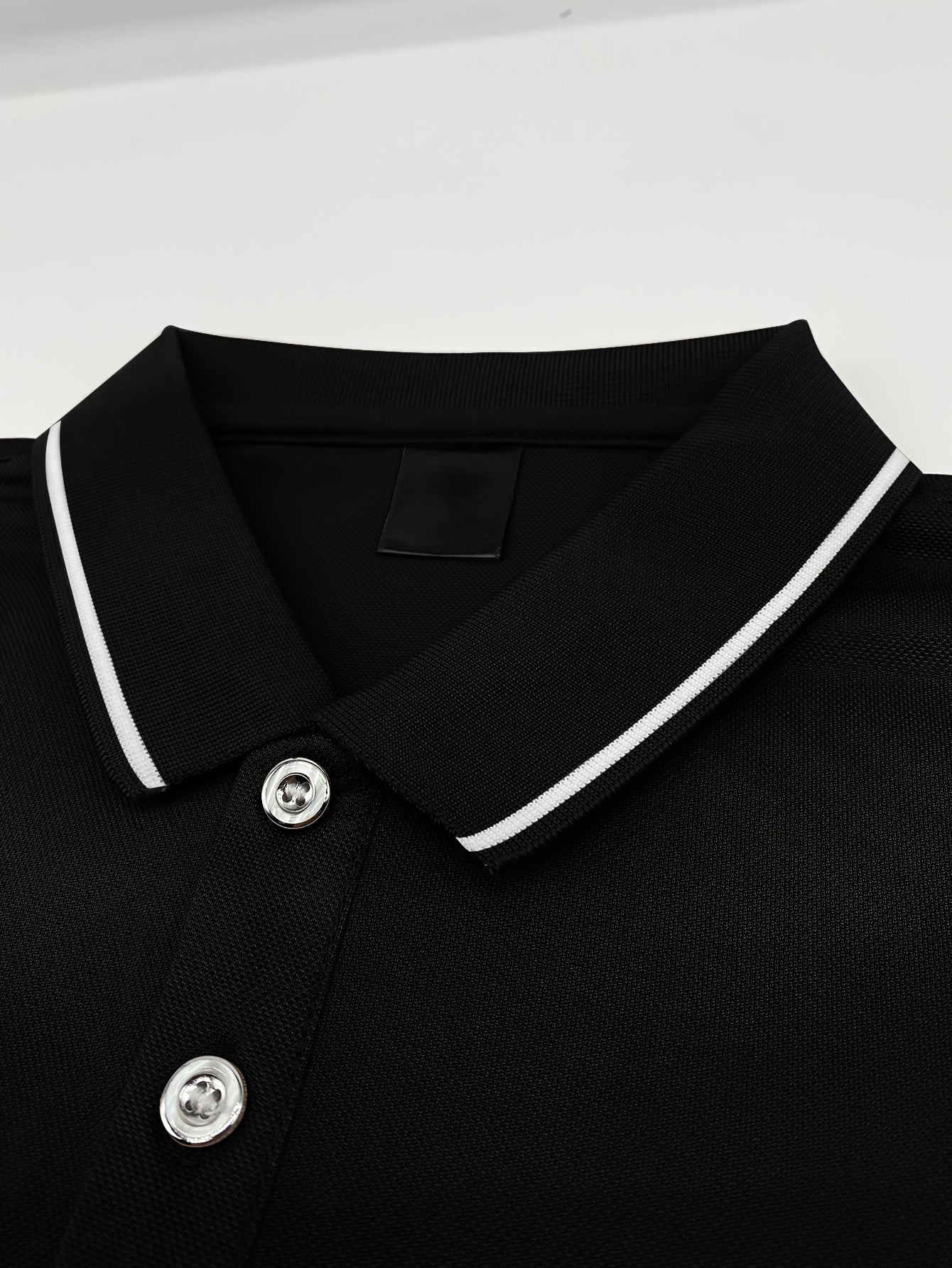 Pearson OBM Men'S Classic Breathable Knit Polyester Polo Shirt - Casual Style, Solid Color, Regular Fit with Slight Stretch, Summer Collared Top with Button Detail