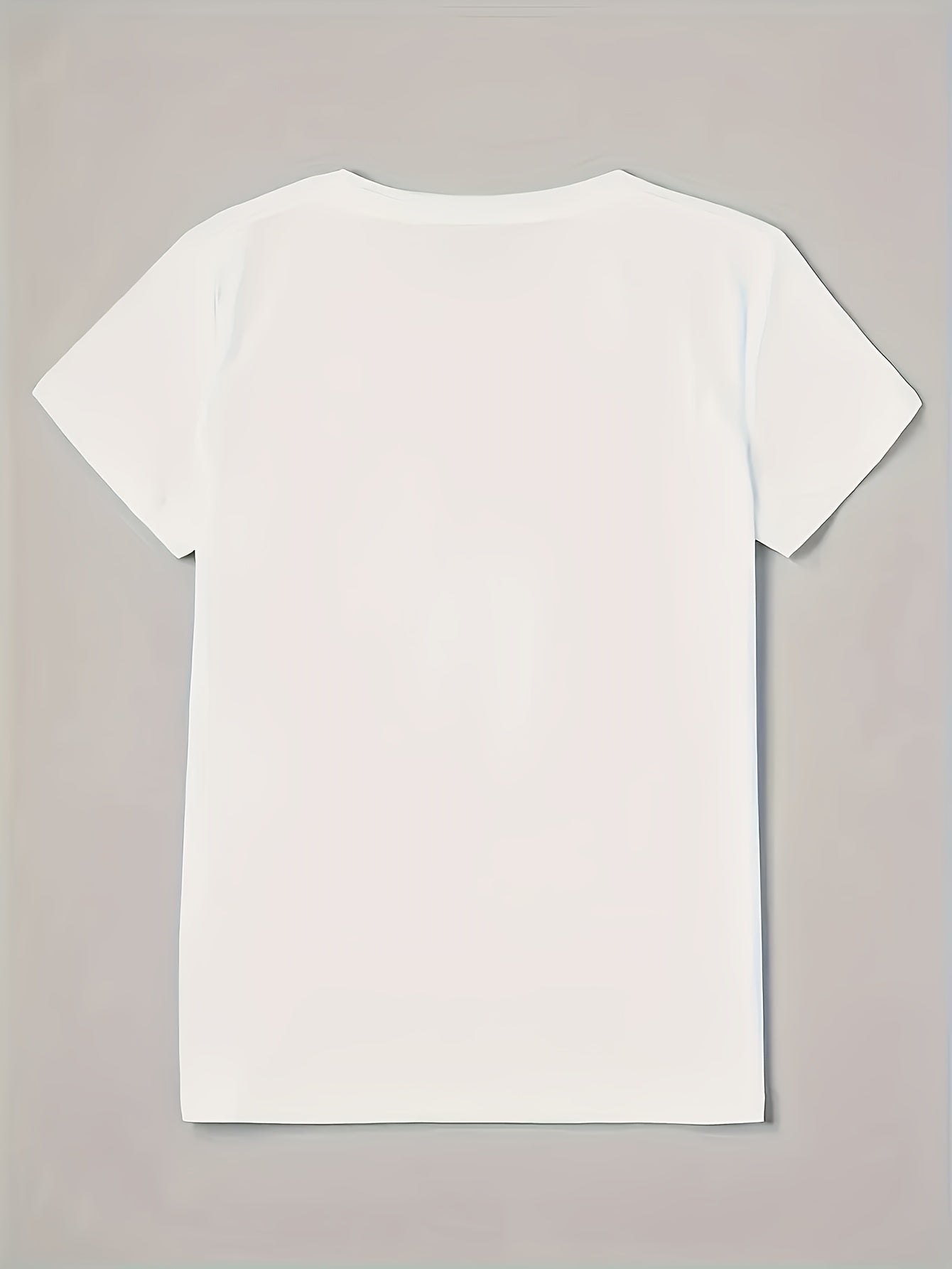 Women'S White T-Shirt with Bold "Dramatic" Lettering & Wine Art Print - Casual Summer Crew Neck Short Sleeve, Machine Washable, Comfort Fit for Wine Lovers, Allseason Top, Artistic Print Shirt, Elegant Casualwear