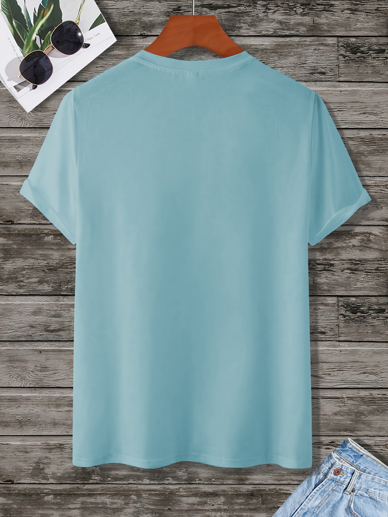 Men's Heavyweight 180gsm Cotton T-Shirt - Dark Gray Crew Neck Tee with Bold "Boston" Print, All-Season Everyday & Formal Shirt for Men - Machine Washable Luxury Casual Top, Versatile Clothing, Modern Design, Premium Fabric, S