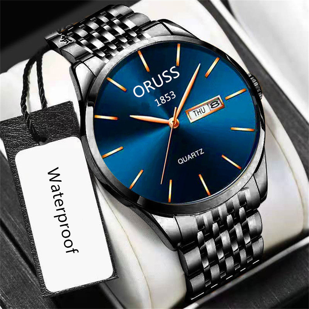 Men's Watch, Business Simple Double Calendar Cool Men's Watch
