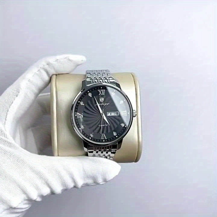 Men's Casual Business Date Luminous Quartz Watch