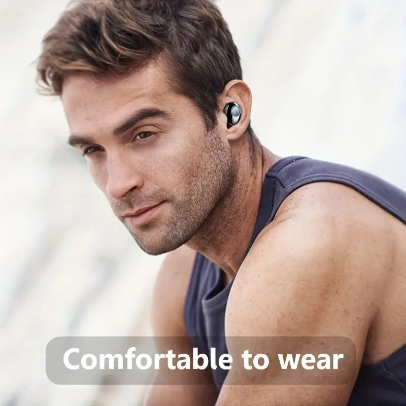 Hi-Fi Sound Wireless Earbuds with LED Charging Case, Touch Control, Noise-Canceling In-Ear Headphones, Wireless Connectivity, Quick Charge Compatible, Voice Call Noise Reduction, and Battery Indicator - Ideal for Gaming & Spo