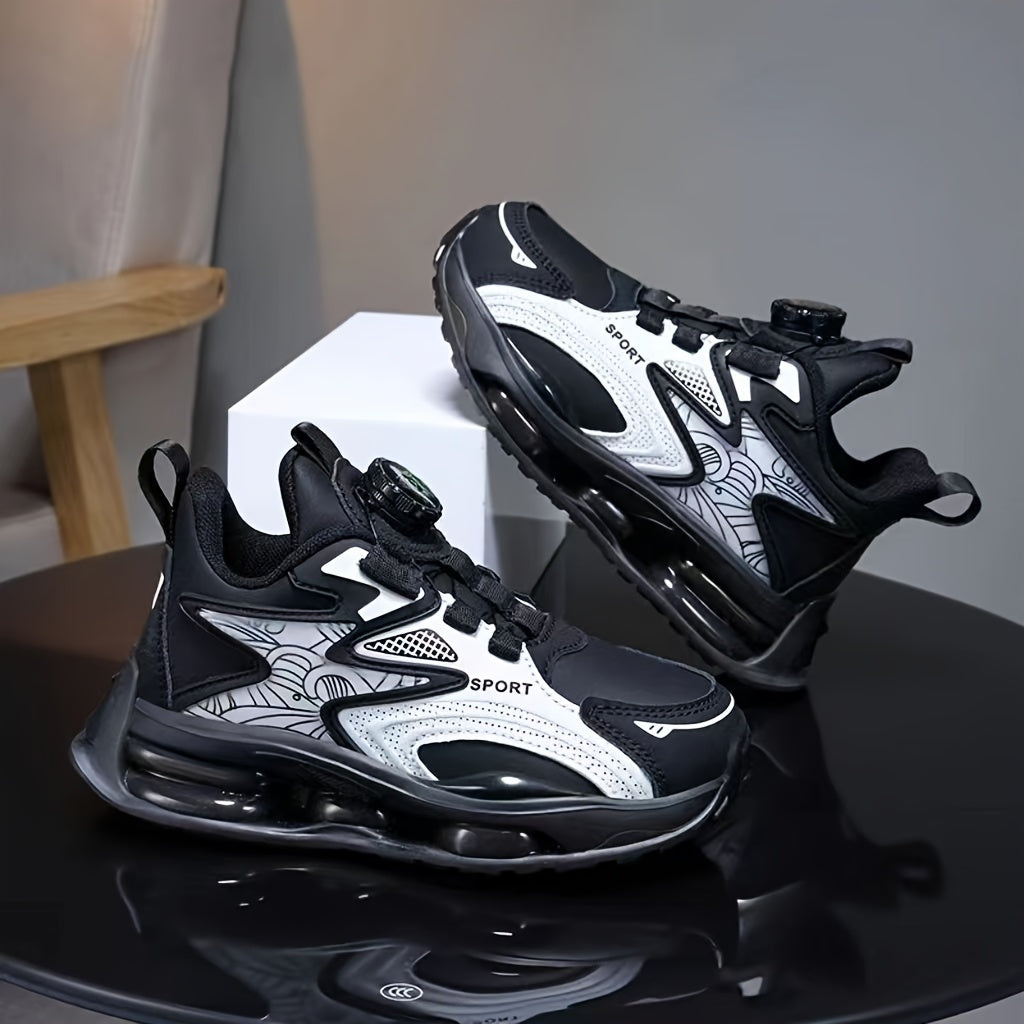 New Fashionable Sports Casual Shoes High Quality Easy Twist Button Anti-Slip Jelly Sole Campus Running Shoes Spring and Autumn Collection