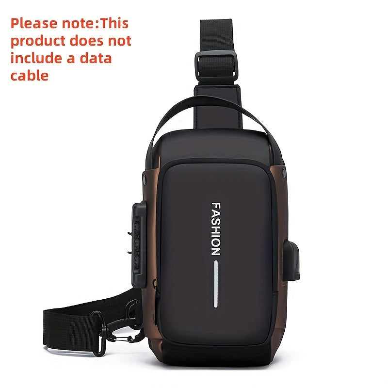 Men's Fashion Chest Bag, Women's Stylish Chest Bag, New Men's Shoulder Crossbody Bag, Trendy Casual Front Sling Bag, Unisex Anti-Theft Multifunctional Lightweight Shopping Tote