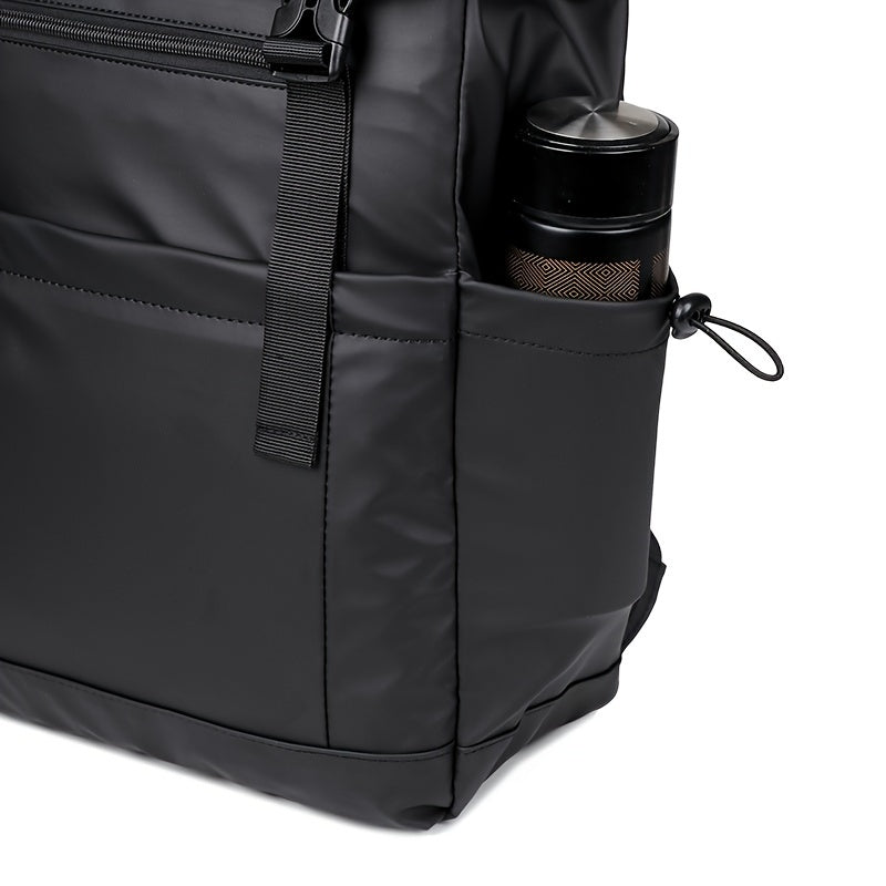 Stylish Men's Large Capacity Backpack - Perfect for Daily Commute, Business Travel & Casual Outings | Durable Fabric, No Battery Required