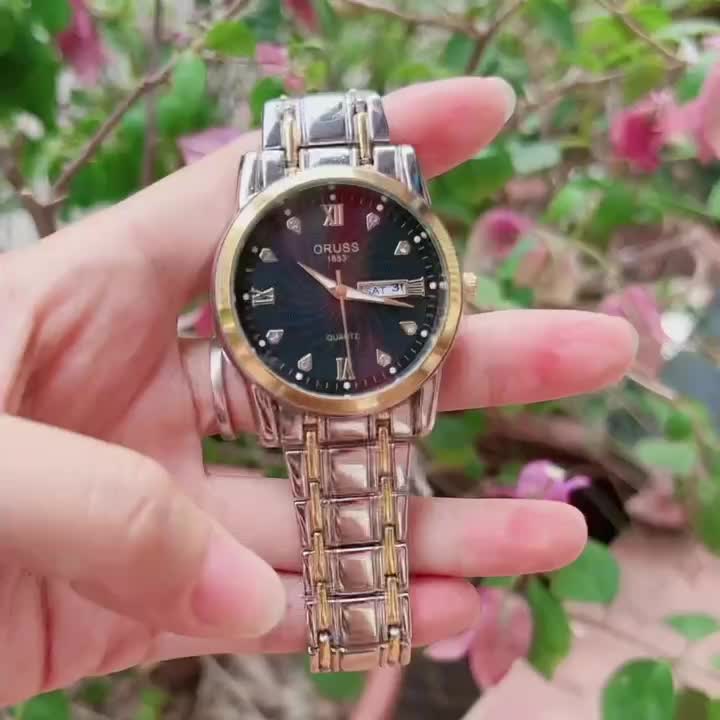 1pc Men's Round Luminous Quartz Watch, Wristwatch