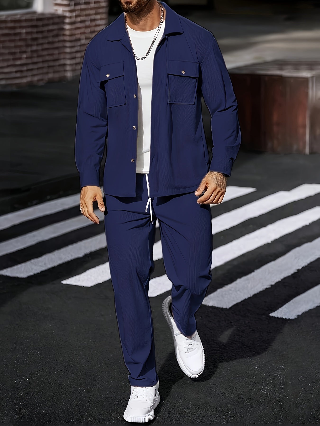 Cross-border Men's Casual Sportswear Set