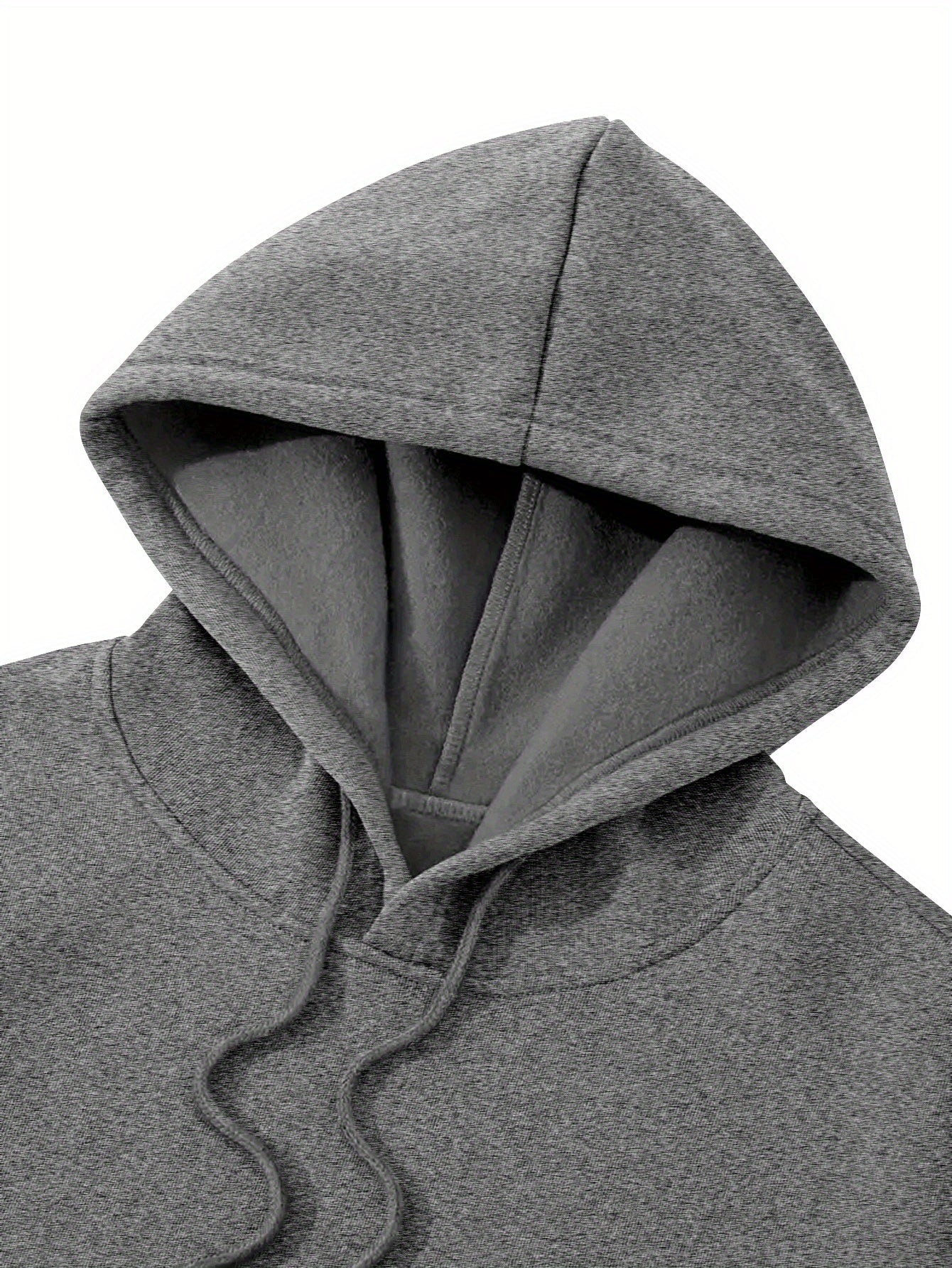 New Autumn and Winter Men's Fleece-Lined Hooded Sweatshirt Set with Print, Long-Sleeve Hoodie and Drawstring Pants for Couples