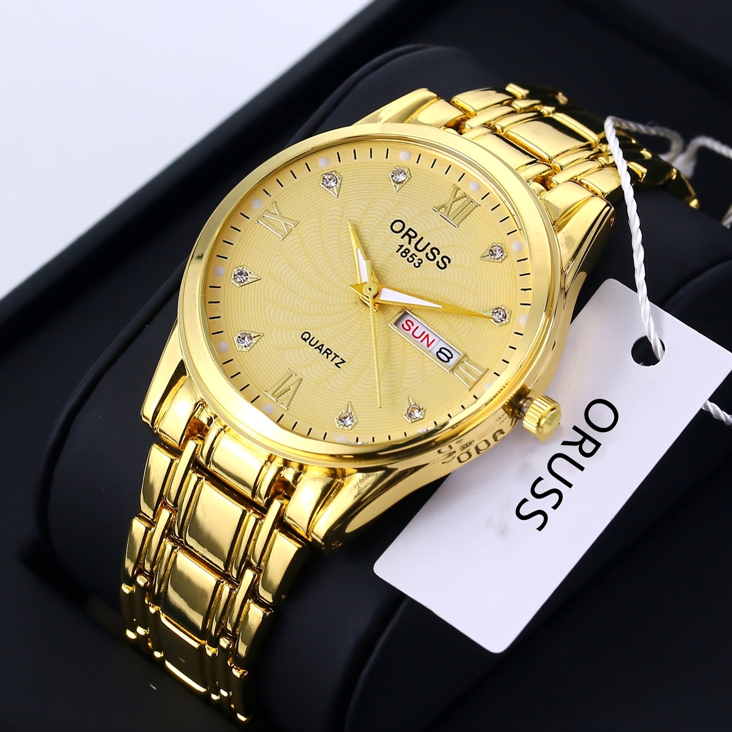 1pc Men's Round Luminous Quartz Watch, Wristwatch