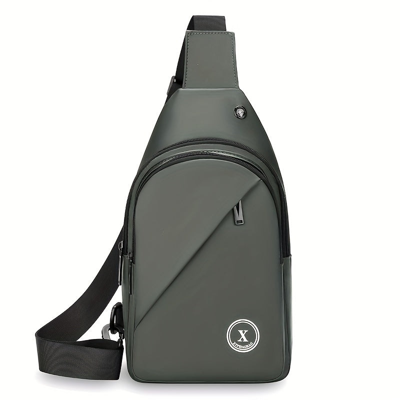 Men'S Chest Bag with Large Capacity, Stylish Crossbody Bag That Allows for Versatile Carrying Options, Perfect for Outdoor Sports And Travel.