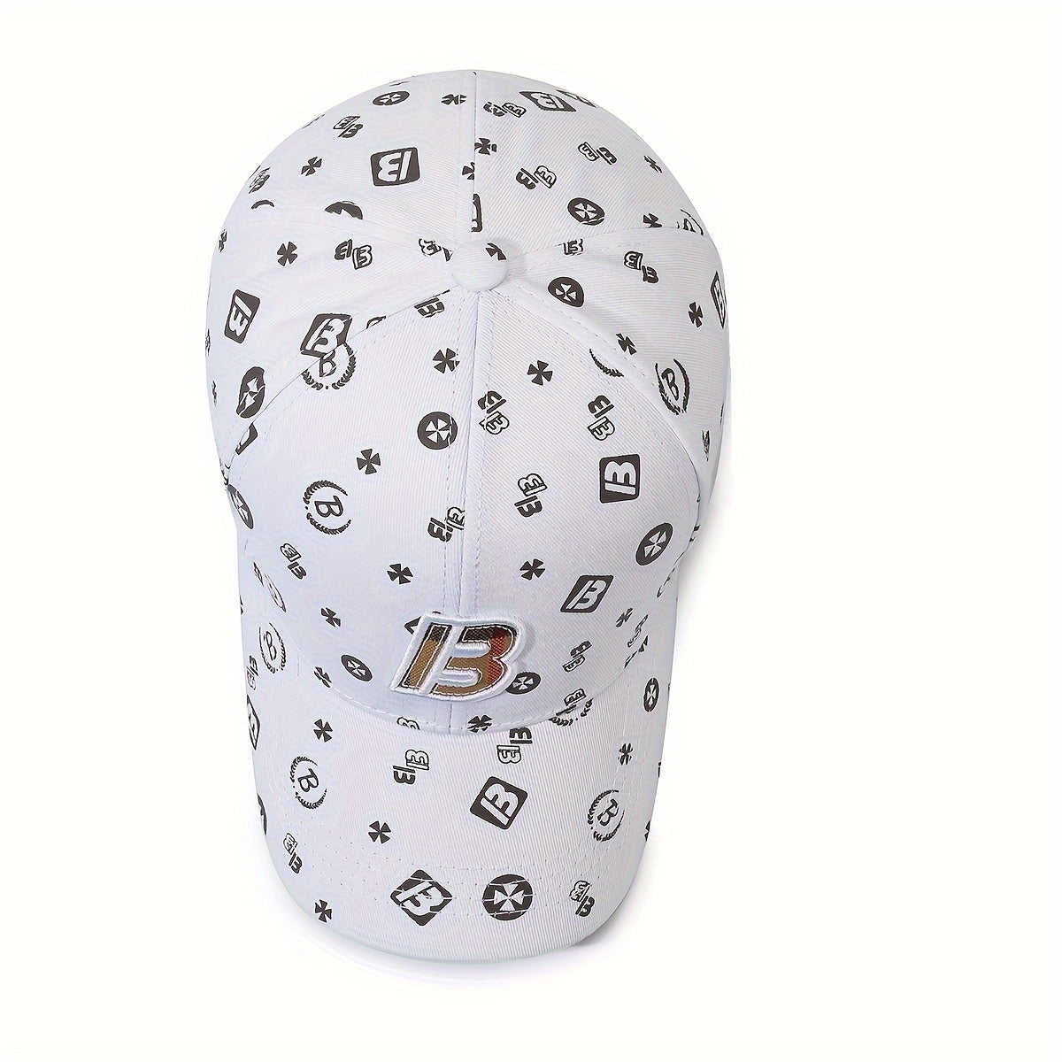 Embroidered Letter B Spring Autumn Casual Duckbill Cap Unisex Baseball Hat New Fashion Lightweight Adjustable Hat