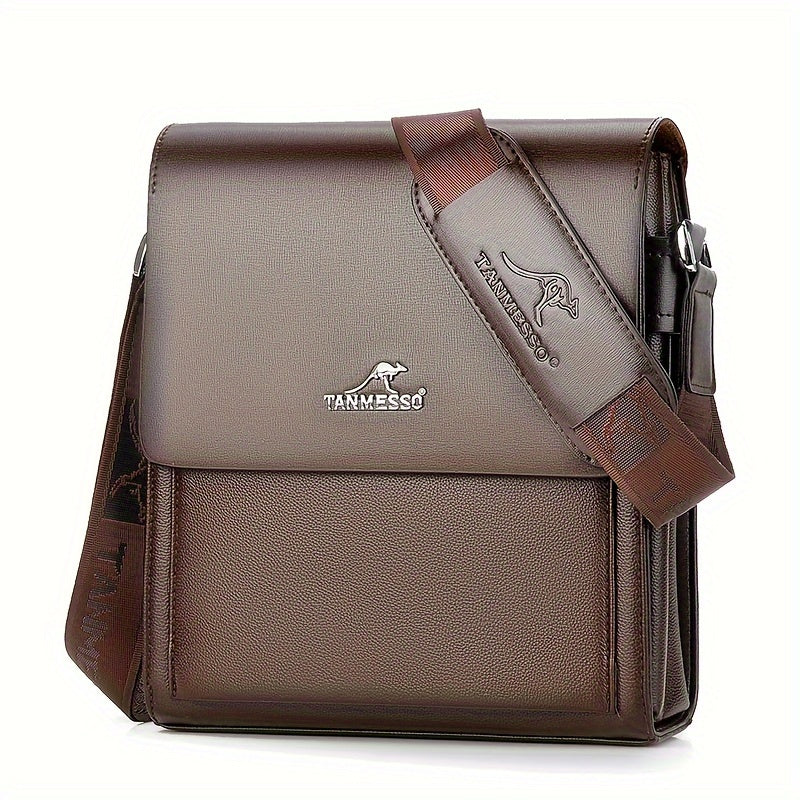 Double layered design Men's bag shoulder bag crossbody bag business bag Men's bag casual backpack small bag trendy bag suitable for travel and work