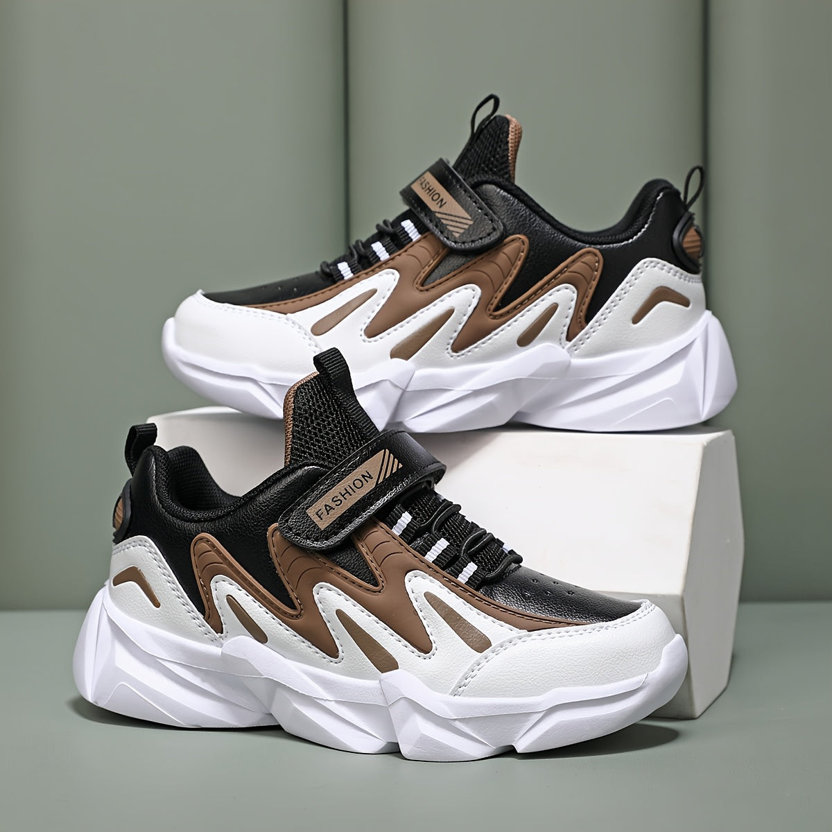 2025 New Boys' Sneakers - Breathable Quick-Dry Synthetic, Durable Low-Top Lace-Up Shoes with Closure, Stylish Striped Design for Outdoor, Running & Casual Wear, All-Season Comfort, Shoes for Girls, Running Footwear, Modern Sn