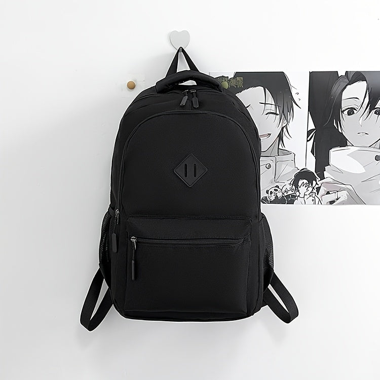 Large Capacity Laptop Backpack - Heavy-Duty Computer Backpack with Multiple Compartments, Padded Shoulder Straps & Front Zipper Pocket - Business Travel, College, Work Backpack for Men & Women - Black Backpack for Professiona
