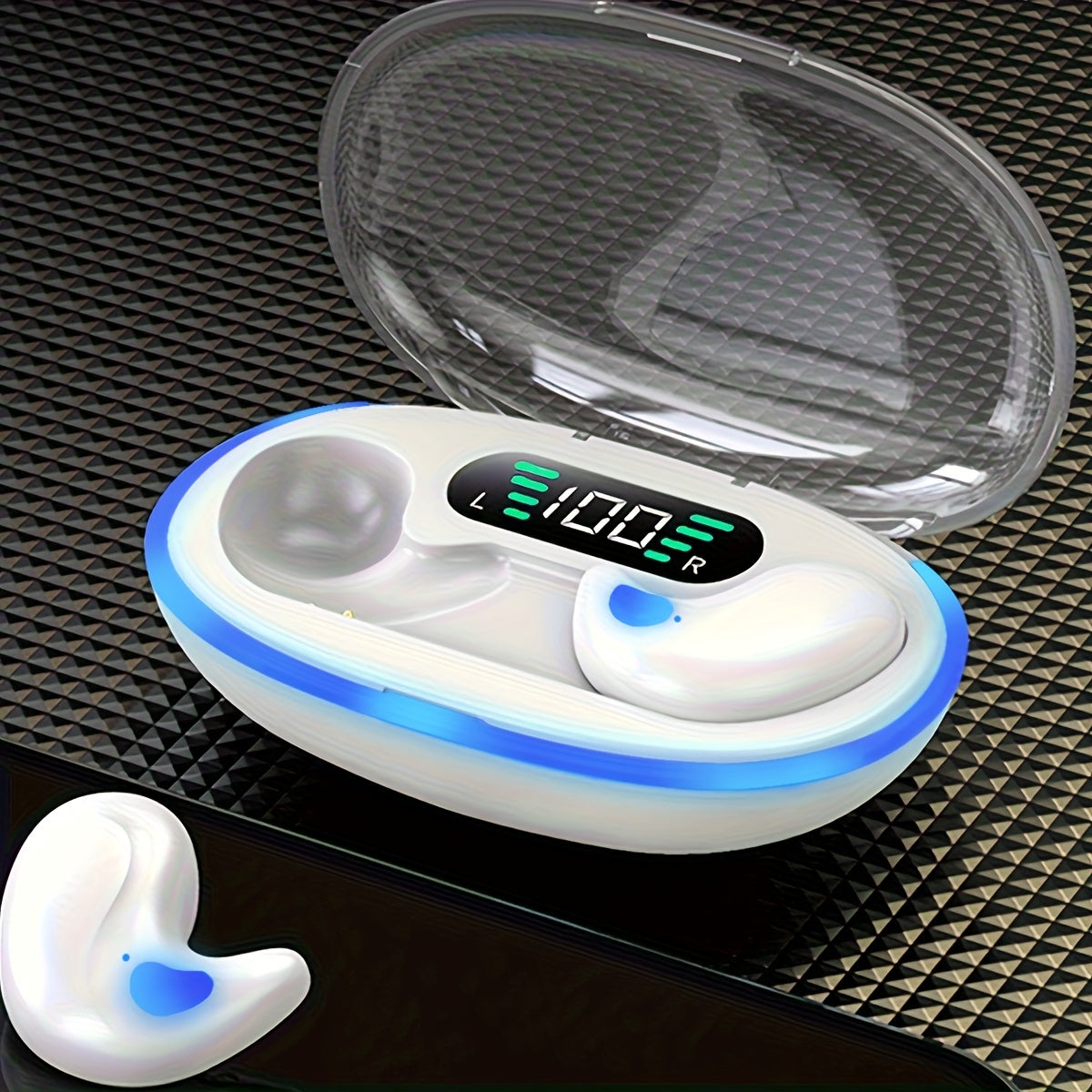 True Wireless in-ear sleep confortable headset music Earbuds video TWS HIFI bass 9D Stereo HD calling Earphones for Android for iPhone Cellphone sport Earpieces smart headphones