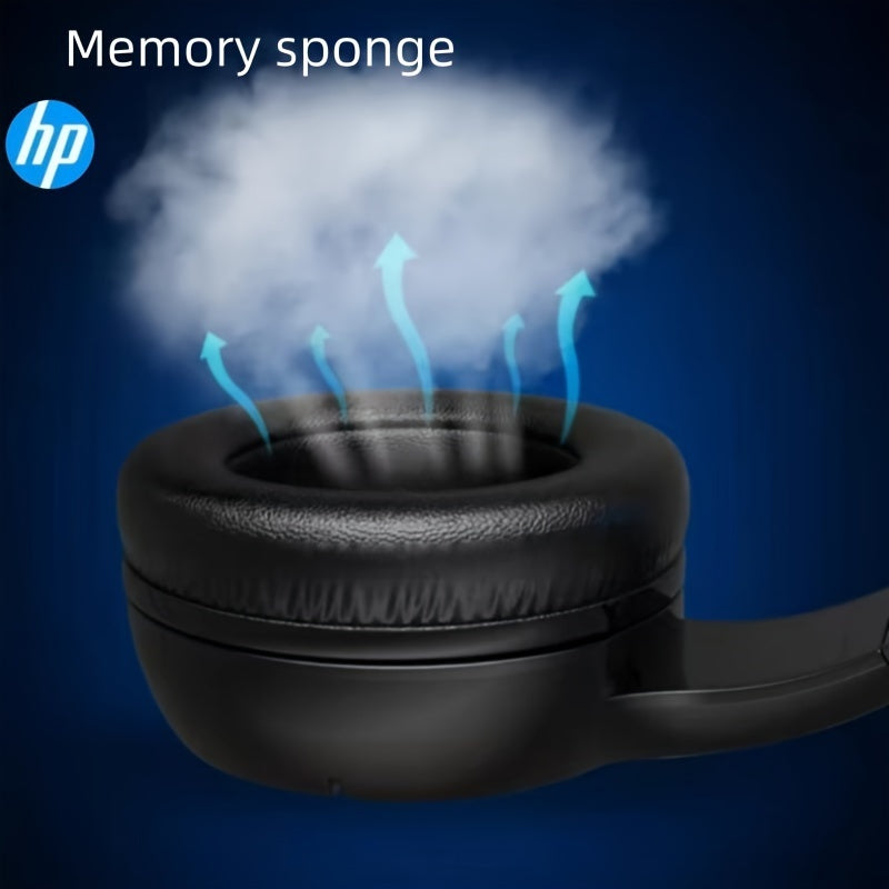 HP Headphone DHE-8011, Desktop Laptop All-In-One Can Be Used, 3.55Mm And Usb Interface, Wired Microphone Game Headset, Cool Light Effect, Noise Reduction, Stereo Sound Effect, Ear Cup Comfortable And Soft, High-End Fashion De
