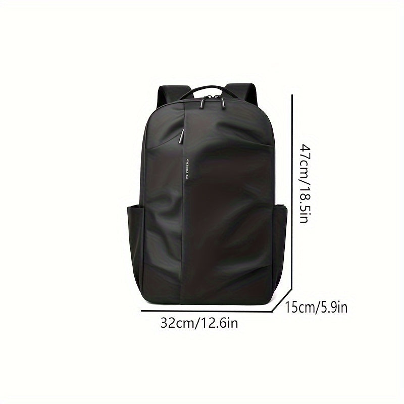 Tic-Tac-Toe Men'S Lightweight Large Capacity Backpack - Casual Minimalist Design with Multiple Compartments, Durable Fabric for Outdoor Travel, Commuting & Work, Travel Backpack, Commuting Bag, Modern Backpack, Sturdy Constru