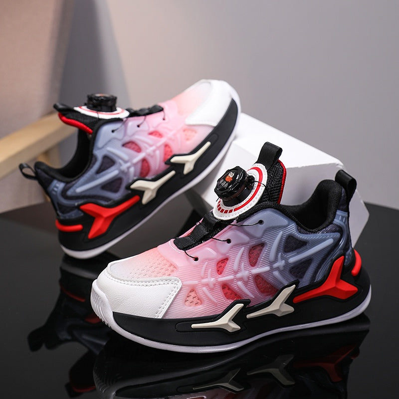Popular 'S Airplane 'S Shoes, Cartoon Fashion, New Cute And Dynamic Car Swivel Buckle 'S Shoes, Double Net, Single Net, Breathable Four-Season Sports 'S Shoes