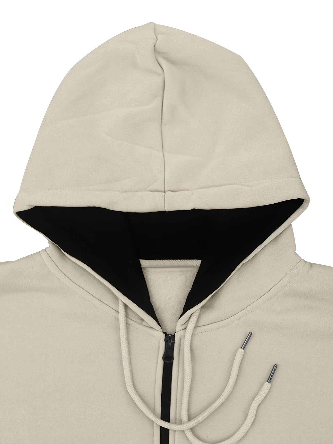 2pcs Men's Solid Color Hooded Long Sleeve Sweatshirt + Pants Set, Casual Co-ord Sports Fitness Set