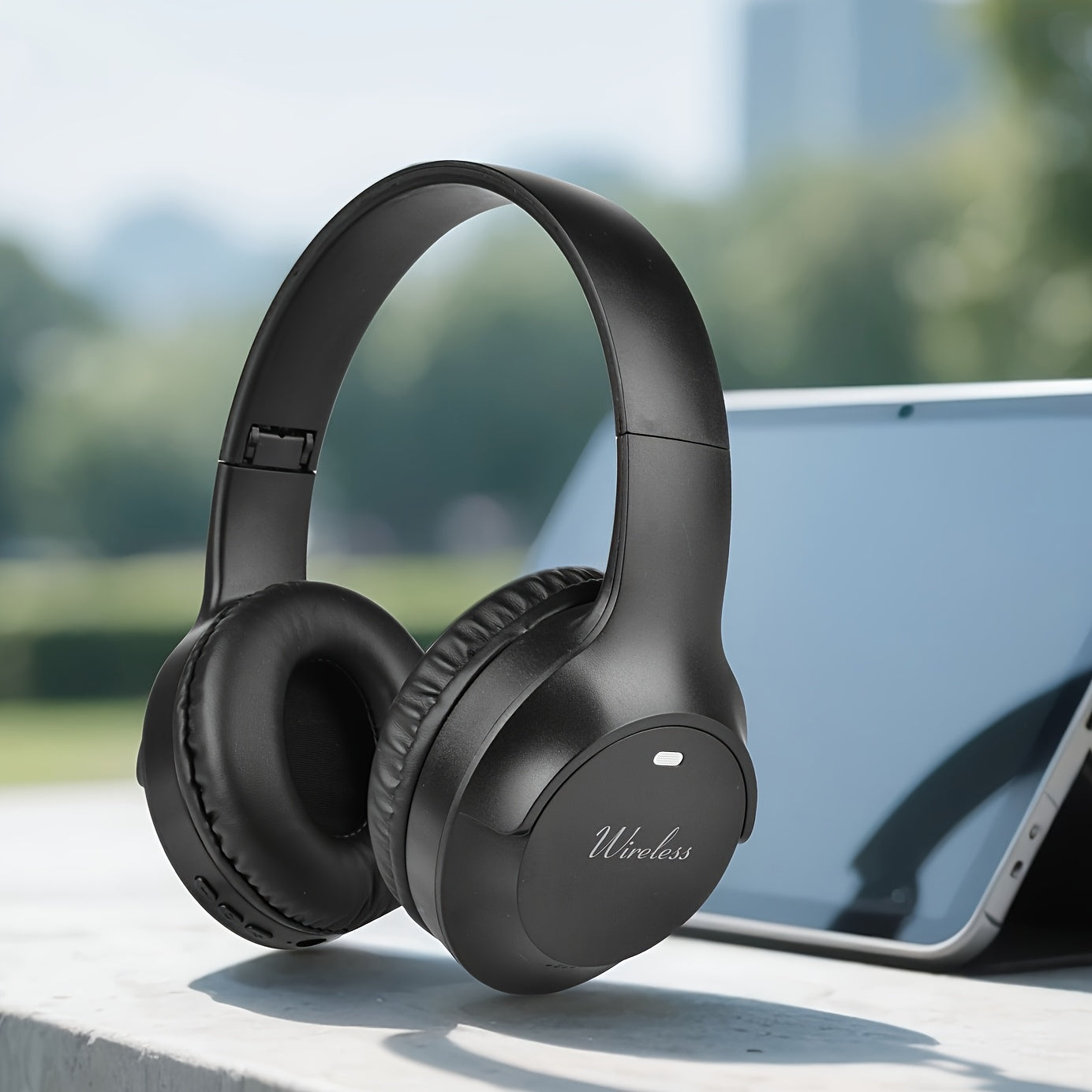 Retro Headphones Wireless Over-Ear Foldable Gaming Headset for Casual Running Video Calls Voice HIFI Earbuds