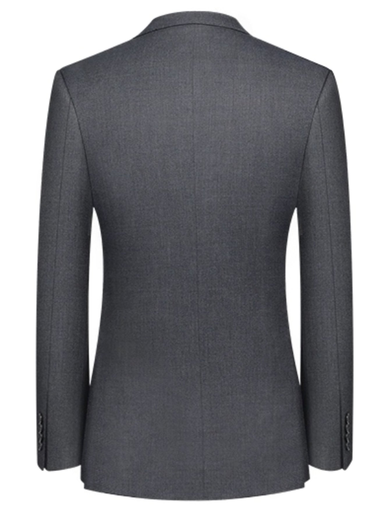 Men'S Formal Suit Set Featuring a Two-Button Lapel Jacket And Trousers. A Simple, Comfortable, And Classic Outfit for Adult Males, Suitable for Professional Office Wear, Elite Business Attire, And High-End Casual Suits. Ideal