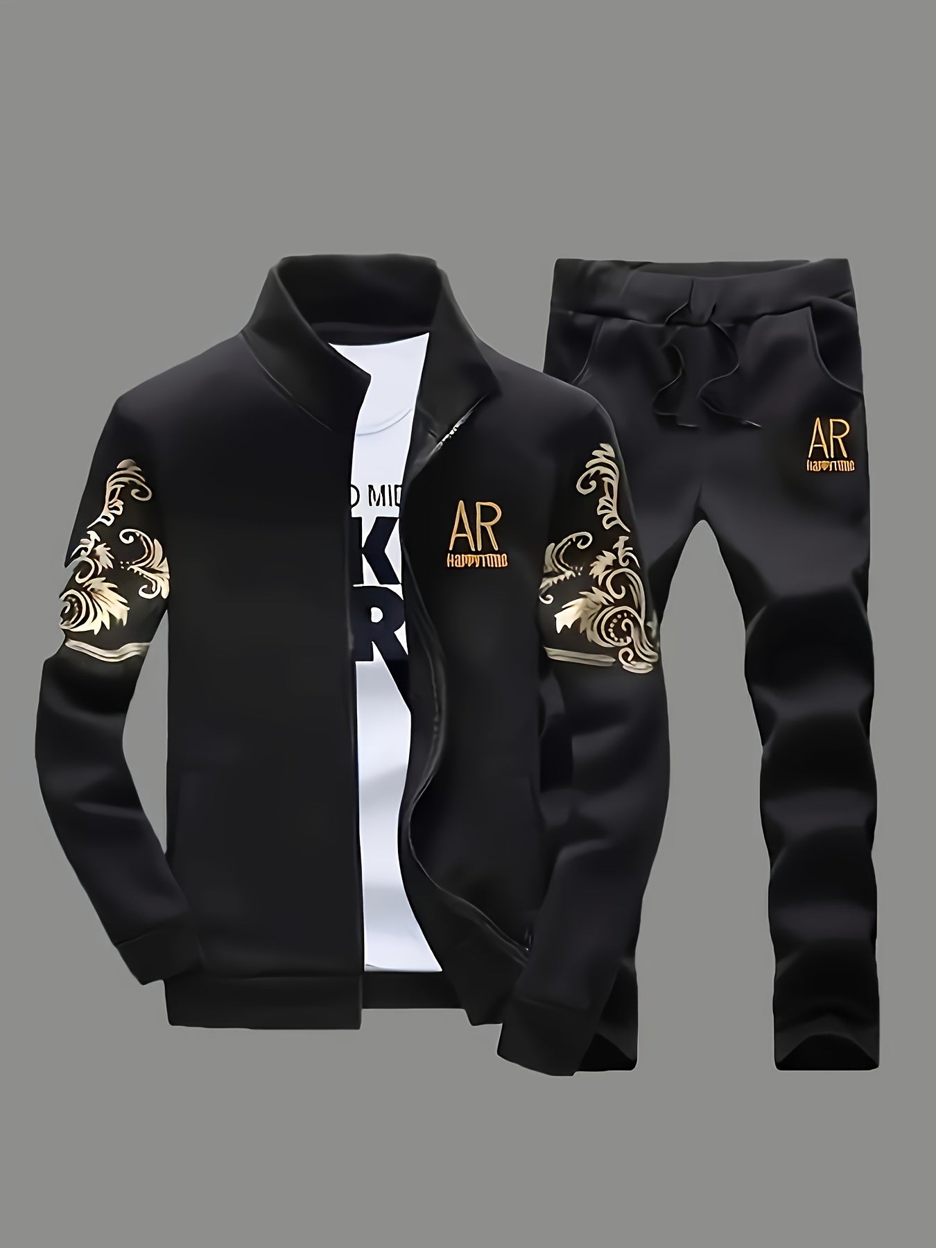 AR Suit for Outing Work Daily Look Black Blue Gray