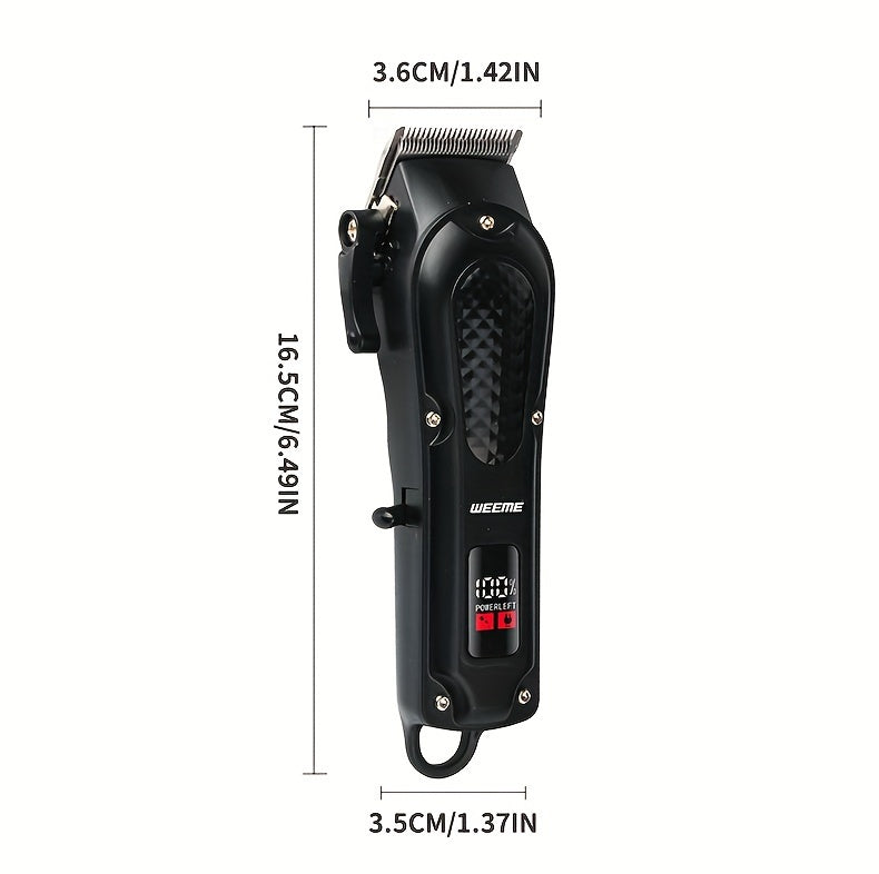 WEEME Men's Exclusive Electric Hair Clipper, Convenient for Car Travel and Carry, USB Fast Charging, Essential for Handsome Men, Holiday Gifts, Birthday Gifts, Give to Friends or Family Members, Easy Styling, Father's Day Gif