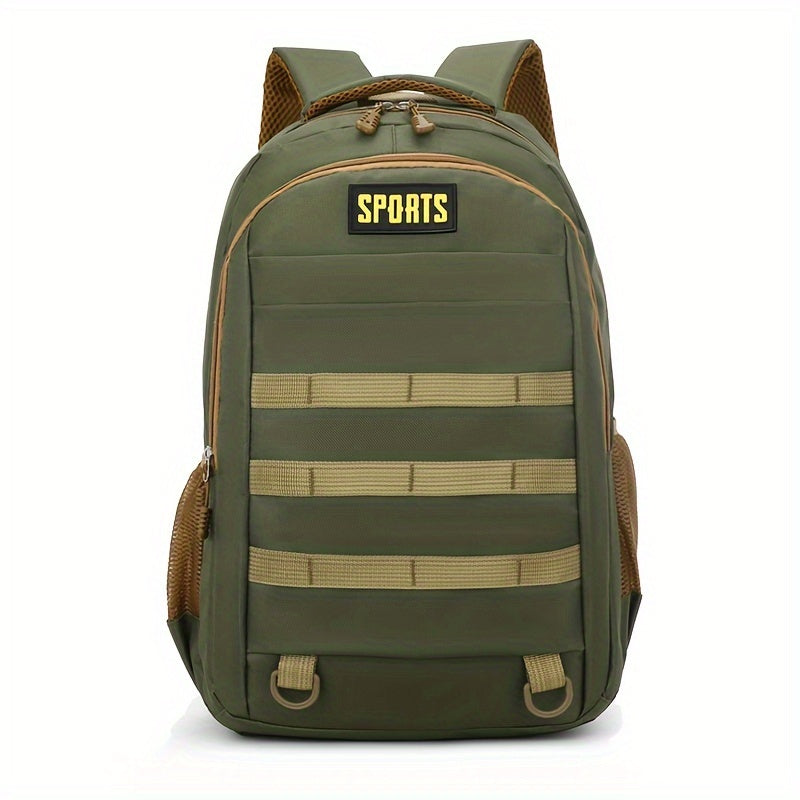 Sleek Urban, Men's Versatile Backpack for Travel, Camping & Cycling - Large Capacity, Business Laptop Compartment, Durable Nylon
