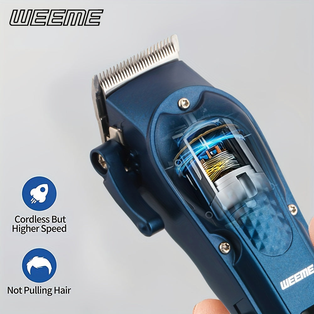 WEEME Men's Exclusive Electric Hair Clipper, Convenient for Car Travel and Carry, USB Fast Charging, Essential for Handsome Men, Holiday Gifts, Birthday Gifts, Give to Friends or Family Members, Easy Styling, Father's Day Gif