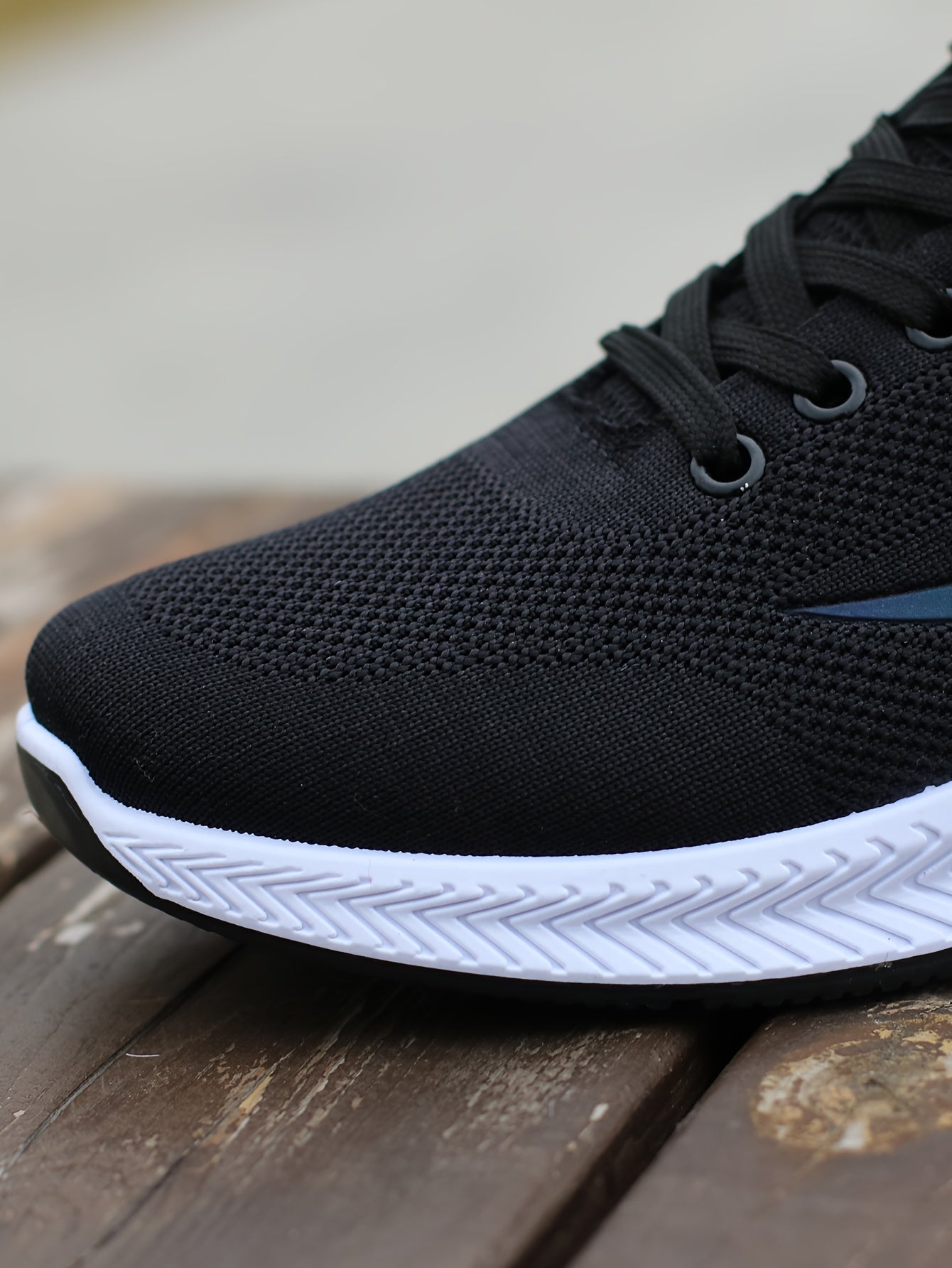 Breathable Men's Athletic Sneakers - Lightweight, Non-Slip Running Shoes with Soft Rubber Sole, Stylish Black Mesh Design for All Seasons, Casual & Sporty Wear, Allseason Footwear, Modern Streetwear, Comfortable Fabric Insole