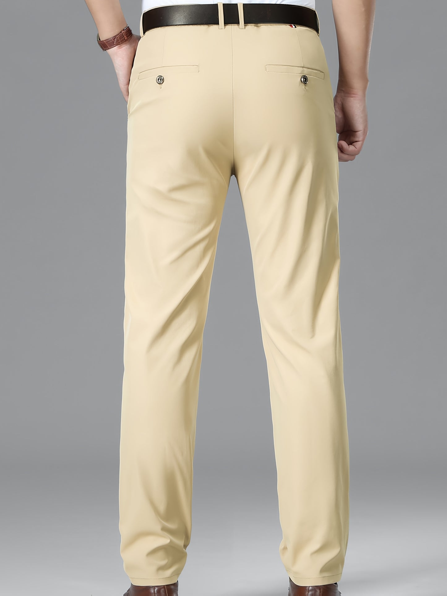 Men'S Business Casual Straight-Leg Pants for Summer