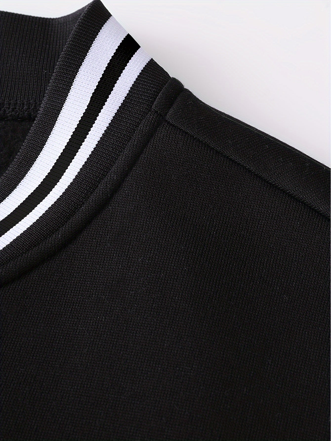 Athleisure Essential, Men's Casual 69pcs Set: Color Block Varsity Jacket & Joggers with A-69 Print - Polyester, Baseball Collar, Pockets - Perfect for Fall/Winter