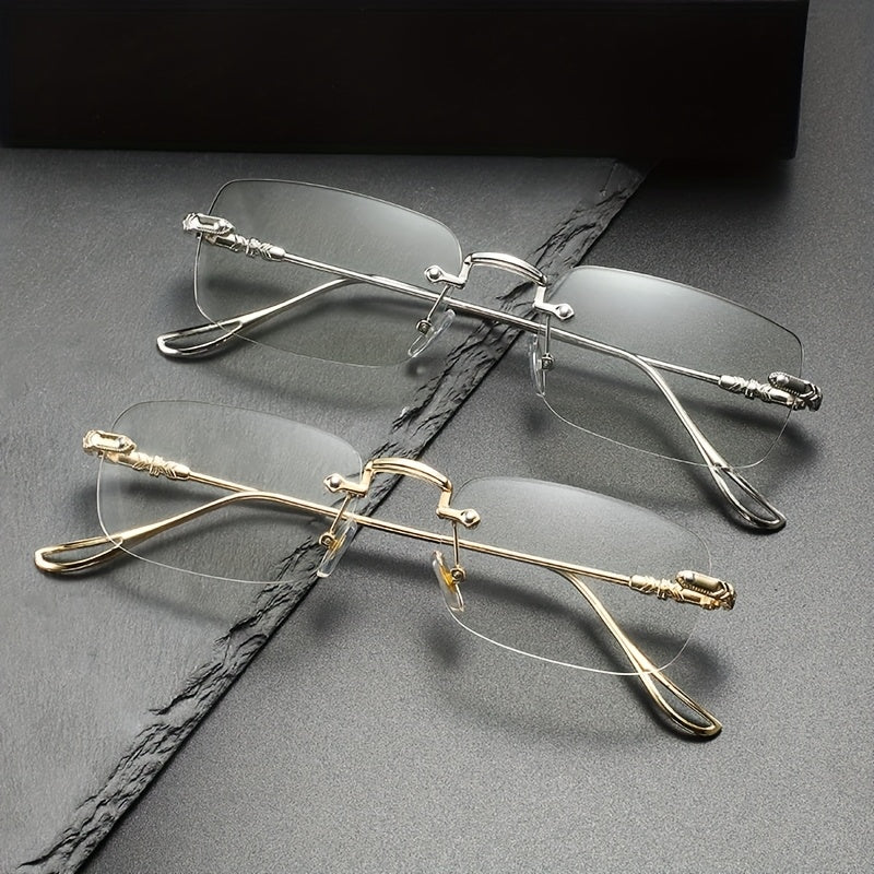Retro zinc alloy frame, color-changing polarized lenses, will change color with light, fun glasses gift ideal choice, suitable for men, women on Valentine's Day, beautiful birthday gifts, not included accessories