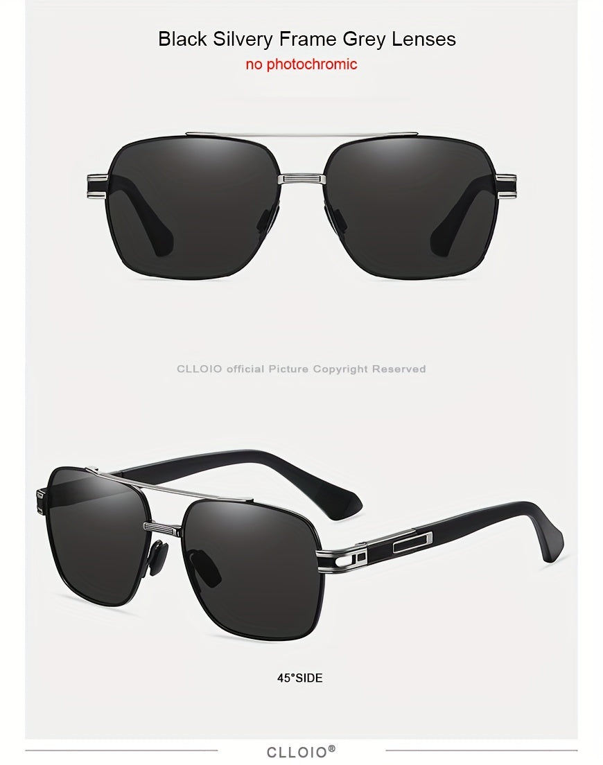 CLLOIO Top Quality Photochromic Men Women Polarized Driving Chameleon Anti-glare Sport UV400