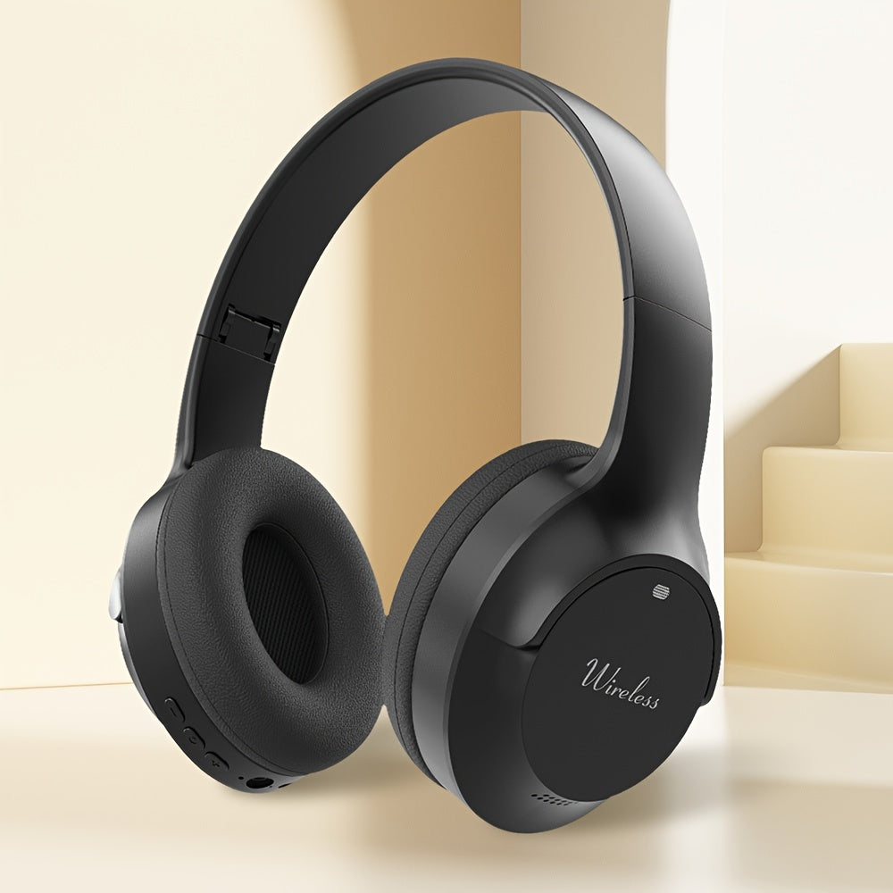 Retro Headphones Wireless Over-Ear Foldable Gaming Headset for Casual Running Video Calls Voice HIFI Earbuds