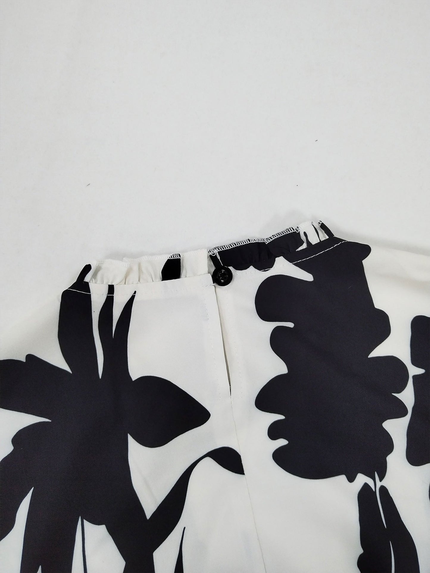 Spring And Autumn Fashionable Women'S Floral Long-Sleeve Top And Pants Set