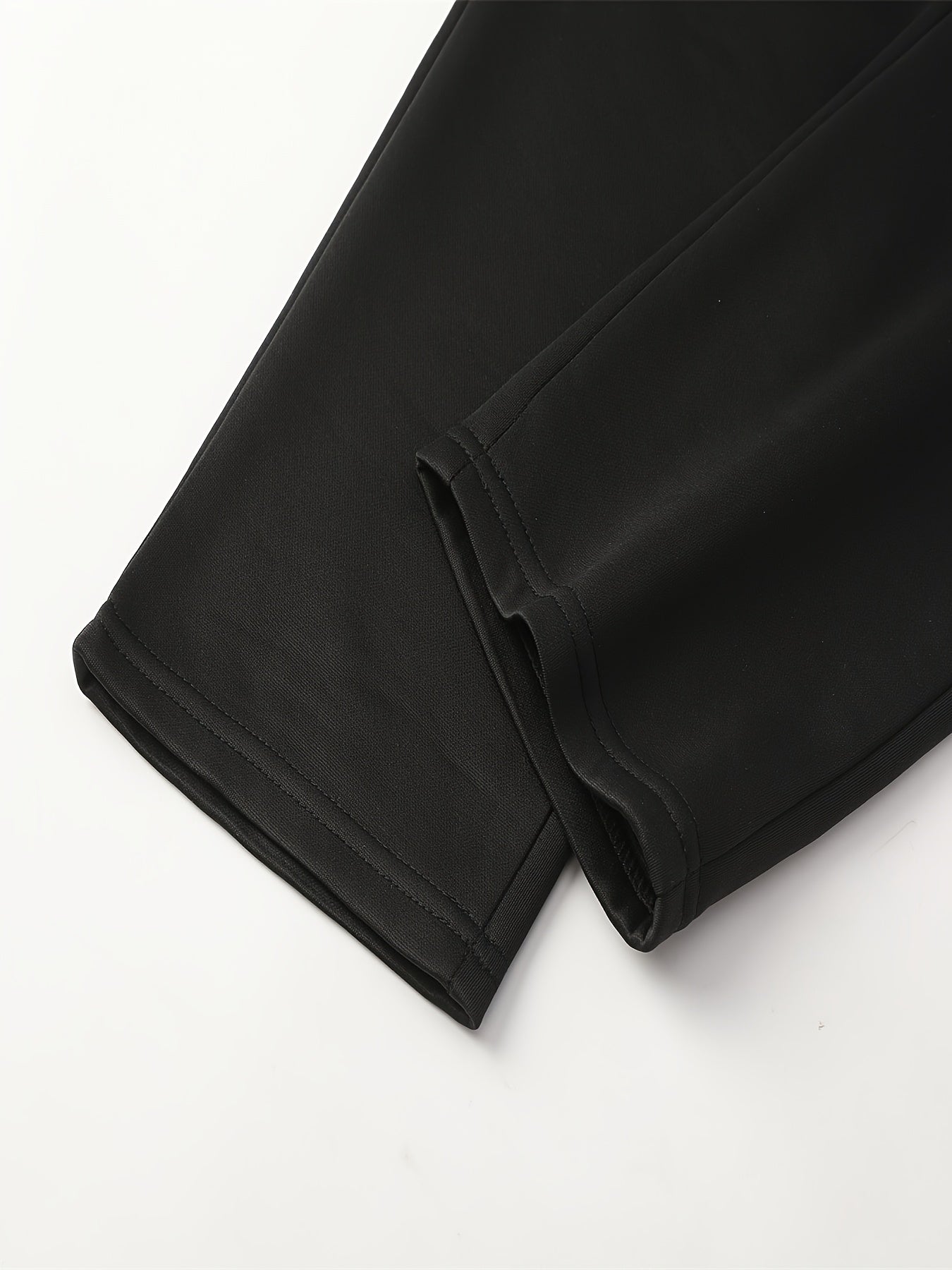 2025 Men'S Athletic Set - White & Black, Long Sleeve, Collared, Non-Stretch Fabric, with Pockets, for Spring/Fall, Casual Sportswear, Casual Sportswear|Modern Athletic|Pocketed Jacket