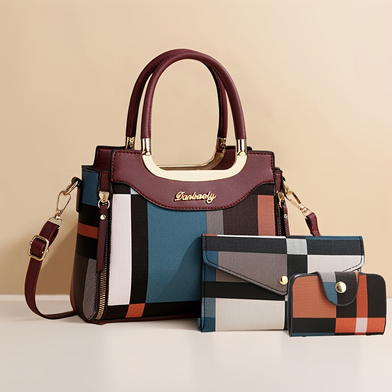 Bag Women'S Bag Popular New Versatile Multi-Piece Set Shoulder Crossbody Bag High-Quality Unique Design Handbag Thanksgiving Gift