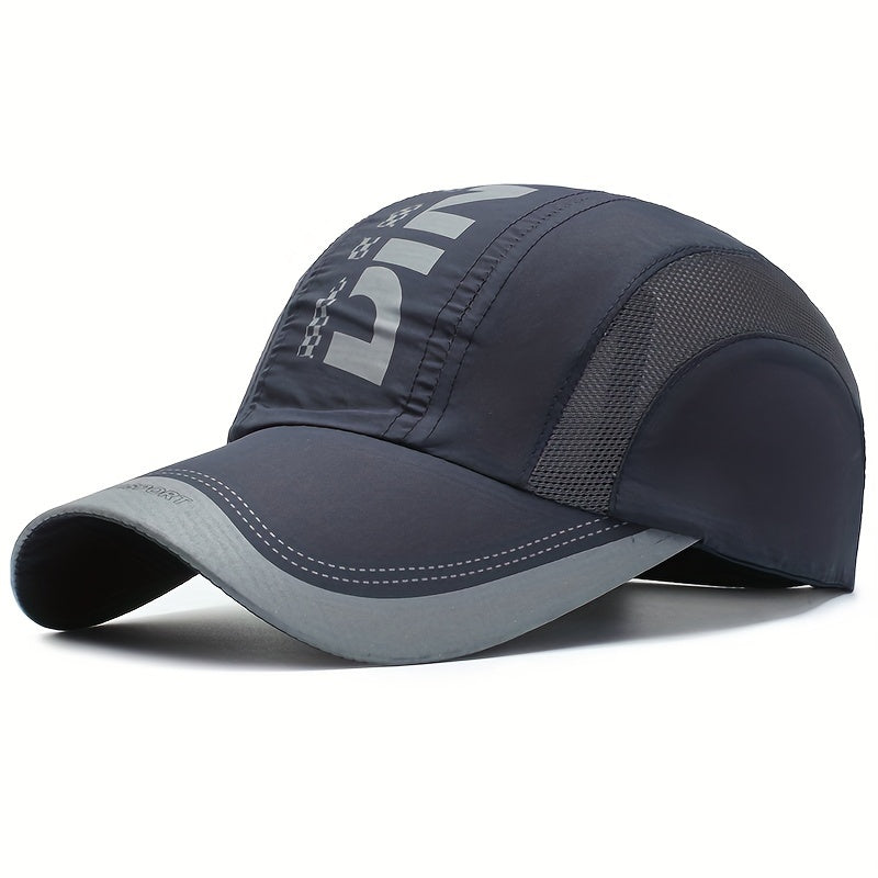 New Summer Quick-Dry Baseball Cap Unisex Youth Fashion Outdoor Sports Sun Protection Breathable Mesh Hat Sunshade Truck Hat