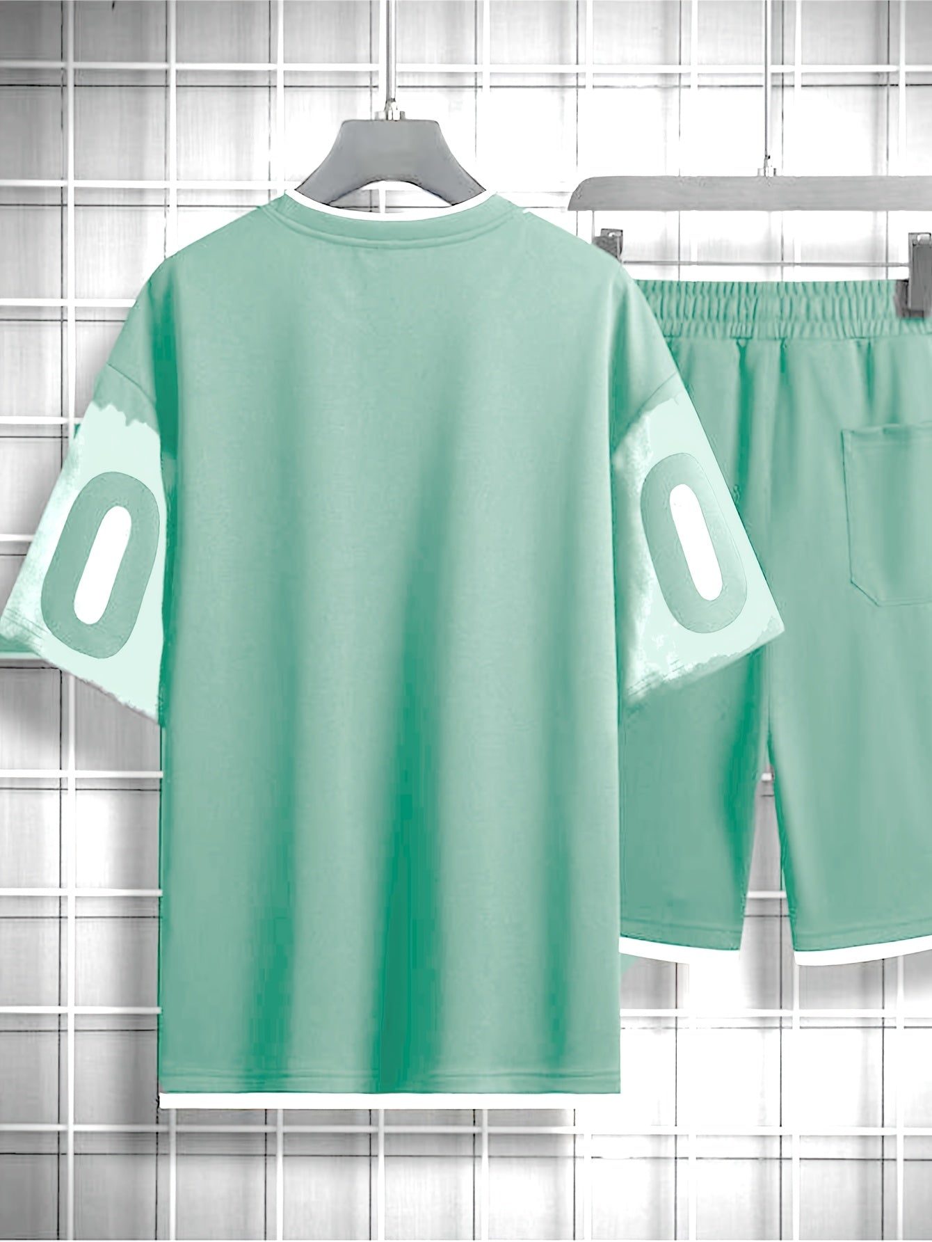 Casual Suit Summer Men's Loose Two-Piece Set