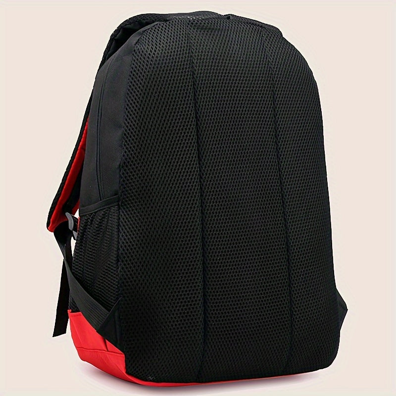 Durable Oxford Fabric Backpack - Spacious, Breathable, Adjustable Strap, Laptop Compartment, Ideal for Hiking, Camping, Travel, School & Work - High 46cm, Long 32cm, Thick 19cm, School Backpack | Adjustable Strap Backpack | D